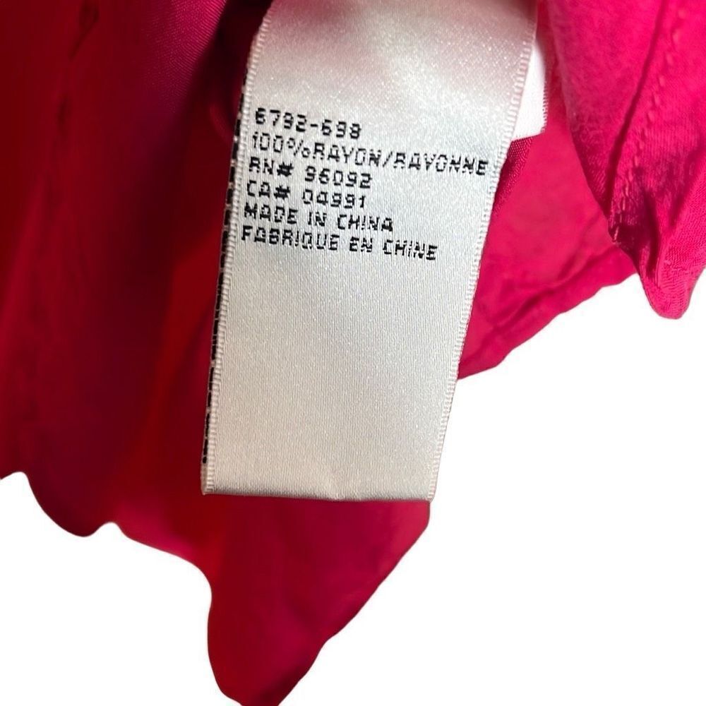 Dalia Collection Flowey Collared Top - Picture 7 of 9